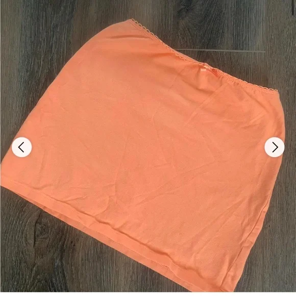 ISO PACSUN PEACH/orange mini bodycon skirt - Picture 1 of 1